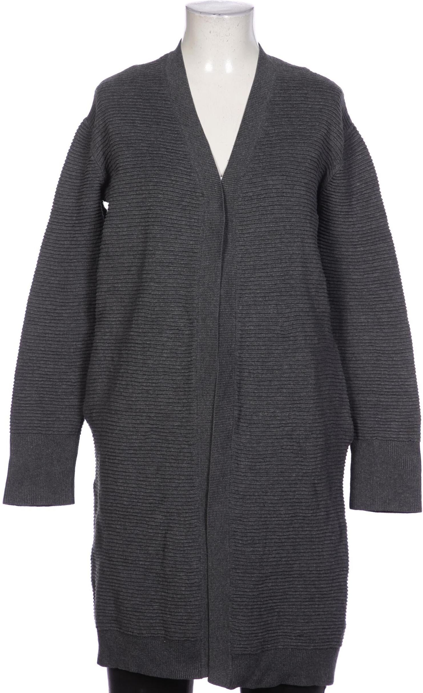 Weekday Damen Strickjacke, Grau, Gr. XS, Baumwolle - Second Hand