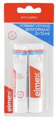 Elmex Protection Caries Tubes de Voyage - Blister 2 tubes de 12 ml