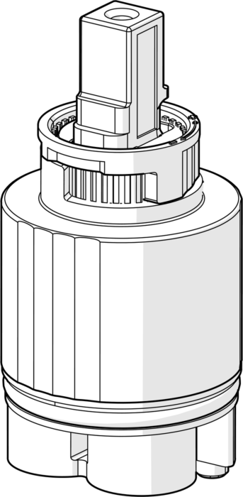 Steuerpatrone 3.5 Hansaeco Top 59913953 in Mittelstellung Kaltwasser