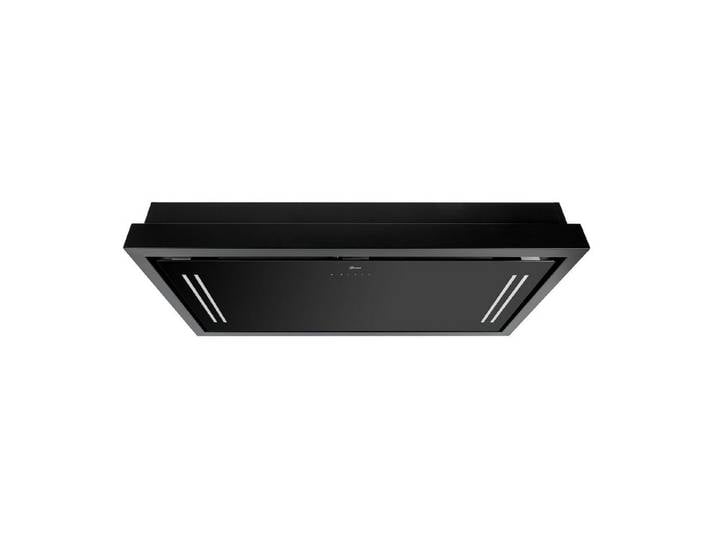 GURARI Deckenhaube GCH C 343 90 BL PRIME Dunstabzugshaube 90 cm EBM Motor 1000 m³/h Serie Umluft Dunstabzugshaube 90 cm Einbauhaube Schwarz Glas, Ionisierung, Fernbedienung Einbauhaube Schwarz Glas, Ionisierung, Fernbedienung