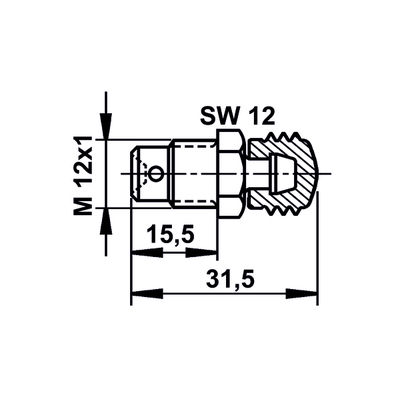 ATE Entlüfterschraube/-ventil 03351815012 für MAN Mercedes STEYR