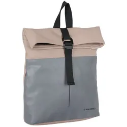 Bowie - Los Angeles Rolltop Rucksack altrosa