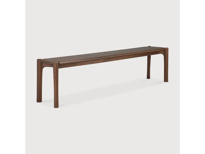 Ethnicraft Eetkamerbank PI Gevernist Teakhout, 186cm - Bruin