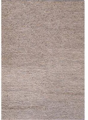 Domani Clouds Contemporary Hand-Knotted Warm Neutrals Heathered Rug
