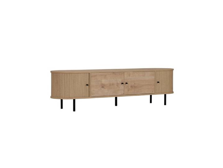 Skye Decor Lowboard Gentle (1 St., 1-teilig), mit Schiebetüren, Soft-Close-Funktion, Japandi-Design