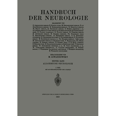 Handbuch der Neurologie, Taschenbuch von M. Lewandowsky,G. Abelsdorff,Oswald Bumke, Springer Berlin, 978-3-662-34276-3