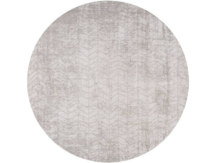 Teppich Jacob s Ladder weiss Polyester 140 x 140 cm'