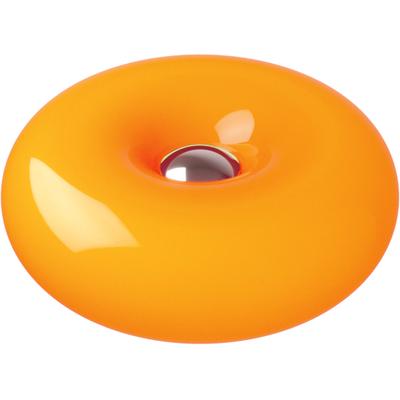 EGLO LED Tischleuchte "BASILE", orange, 1, Ø 30cm H: 10,8cm, 1 Stk., Leuchten, flache Retro Tischlampe, bunte Vintage Wandlampe, LED Tischleuchte