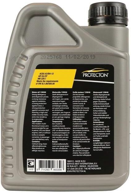 Protecton 1890512 Motoröl