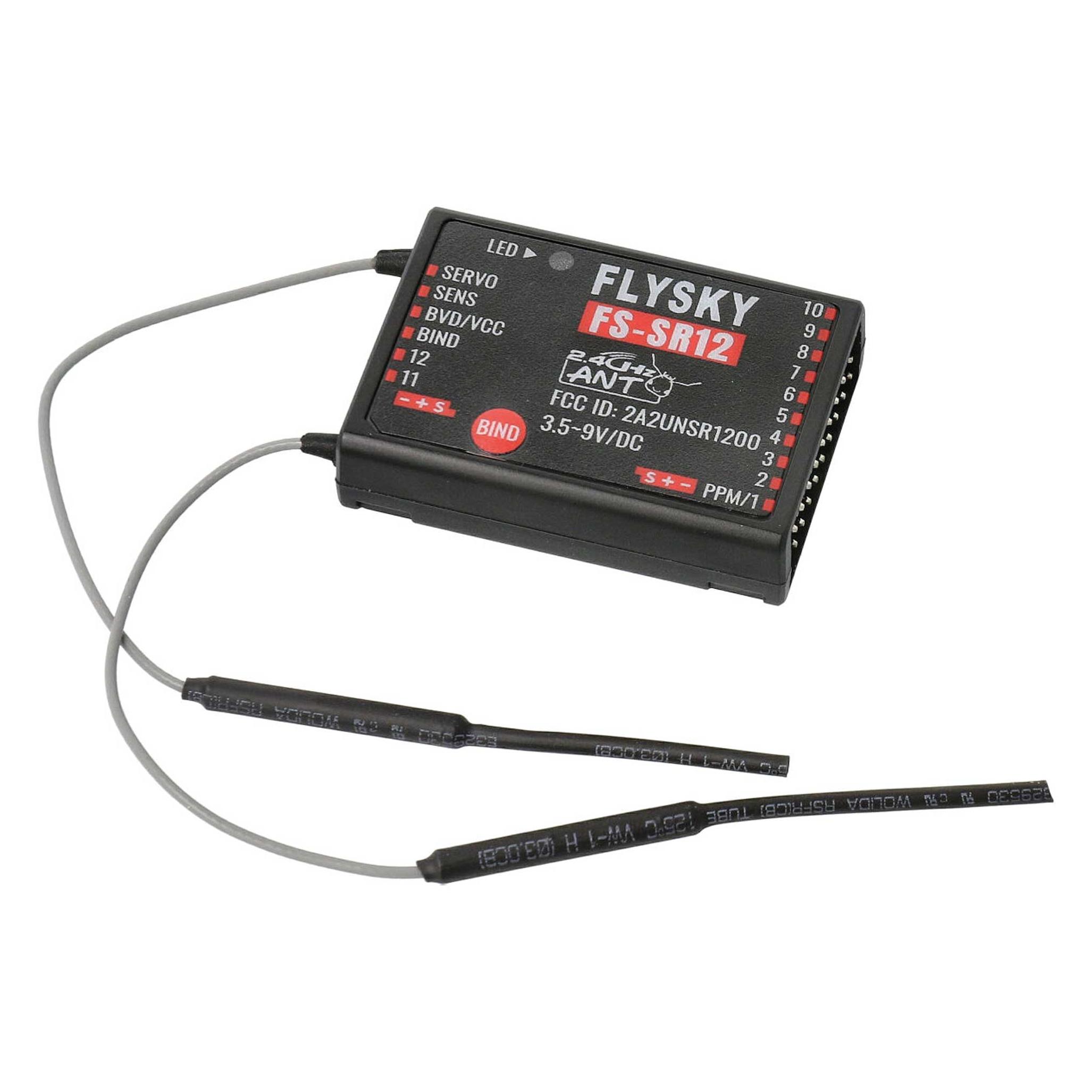 Fly Sky Flysky SR12 ANT Empfänger 12 Kanal (FS027)