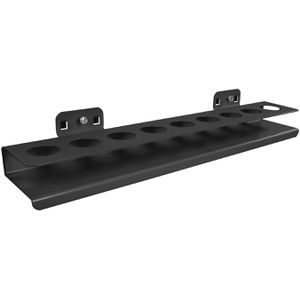 ADB Werkzeughalter 73182, schwarz, für Lochwand, Nusshalterablage, aus Metall