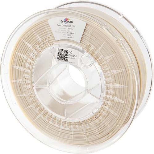 Spectrum Filaments 80305 ASA 275 NATURAL Filament ASA schlagfest, witterungsbeständig, UV-beständig 1.75mm 1000g Natural 1St.