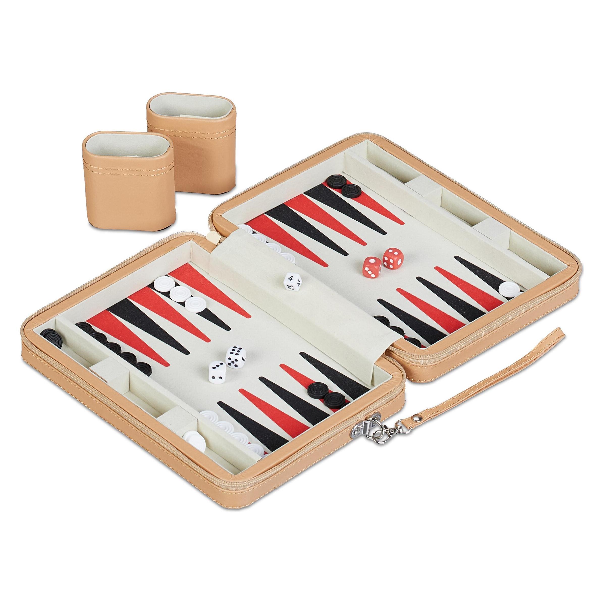 Relaxdays Backgammon (4052025869243)