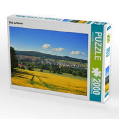 CALVENDO Puzzle Blick auf Nieste | 2000 Teile Lege-Größe 90 × 67 cm Foto-Puzzle für glückliche Stunden