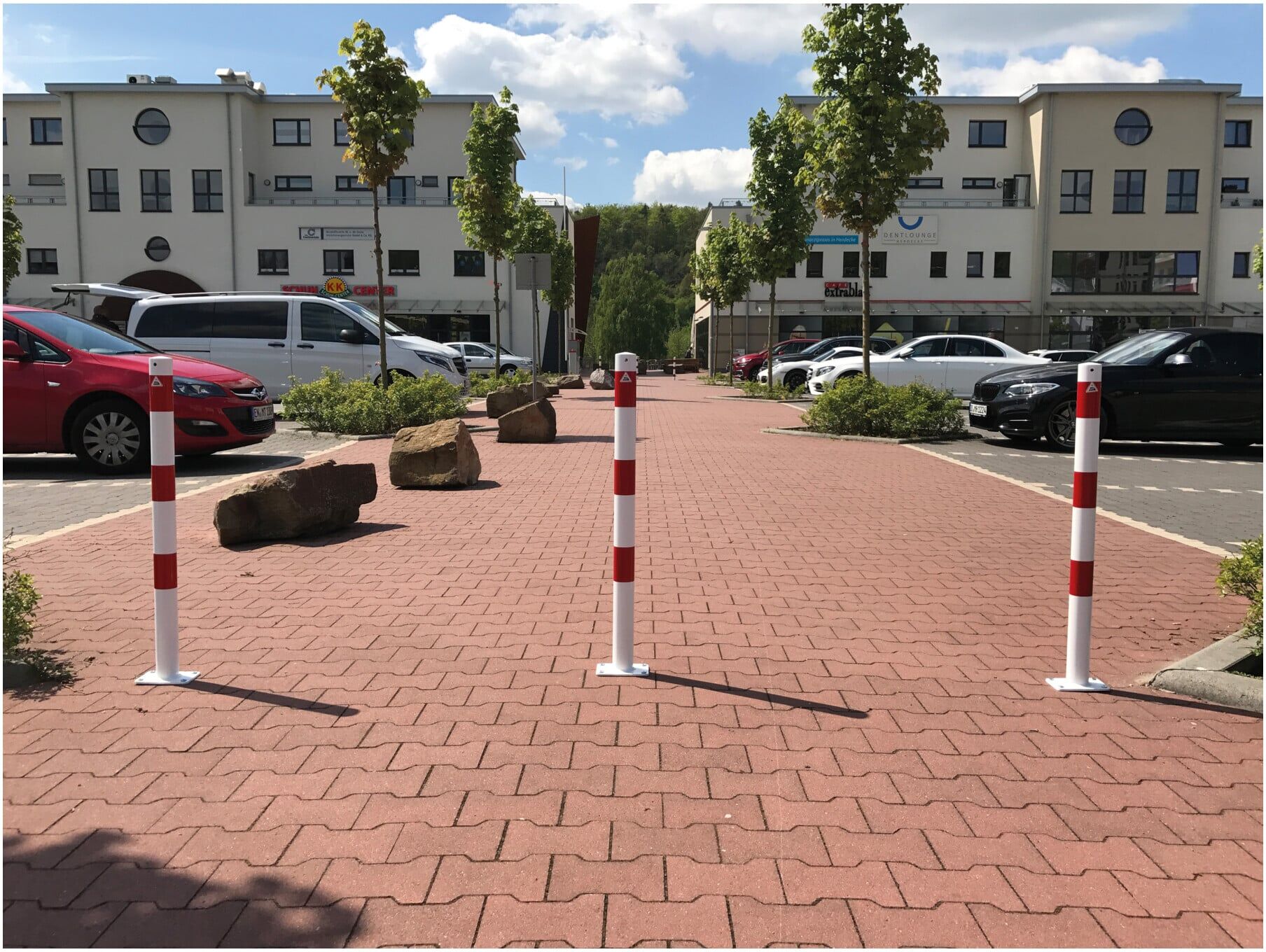Schake Absperrpfosten Typ 460P/1, ortsfest, Ø 60mm, + 1 Öse)