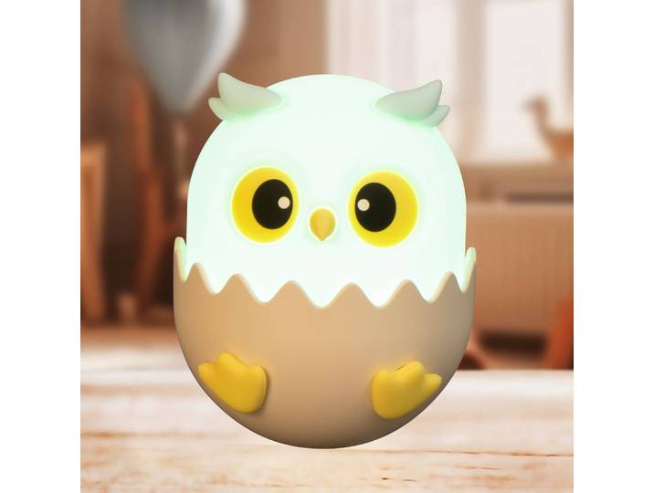 FH Lighting LED-Akkuleuchte Ella, blau, Höhe 12 cm, Silikon dimmbar, blau, für Kinderzimmer