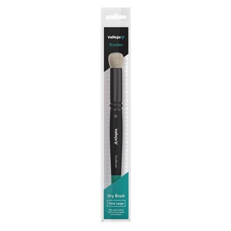 Vallejo Brush / Dry Brush - Natural Hair Dry Brush Extra-Large (14 mm) (B07004)