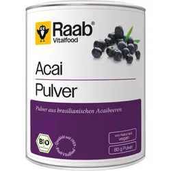 Raab Vitalfood Acai Pulver Bio 80 G
