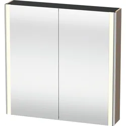Duravit XSquare Spiegelschrank mit LED- Beleuchtung, 800x800x155mm, XS7112075750000, Farbe: Leinen
