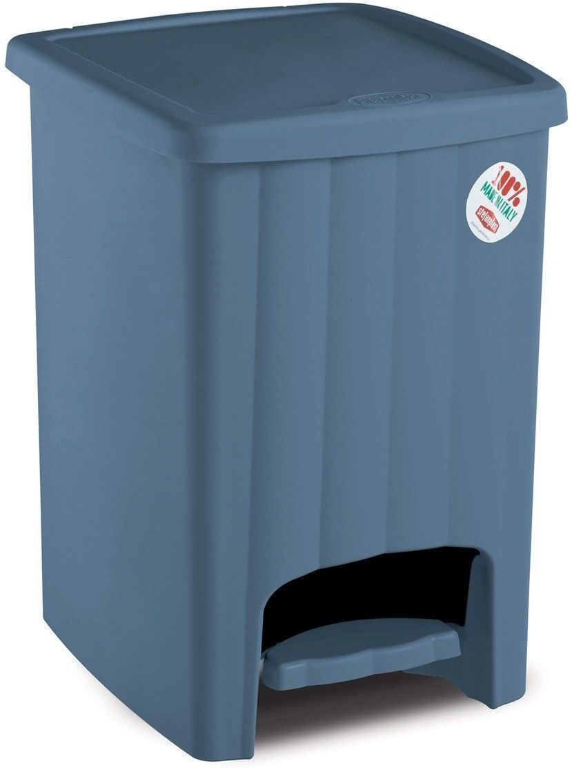 Stefanplast Pattumiera Quadrata 20 l Blu Margherita