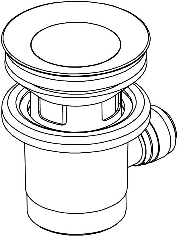 Steinberg drain set 1 1/4 without ball bar 099.9300