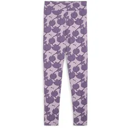 PUMA Essentials+ Blossom Print Leggings Mädchen 60 - grape mist 164