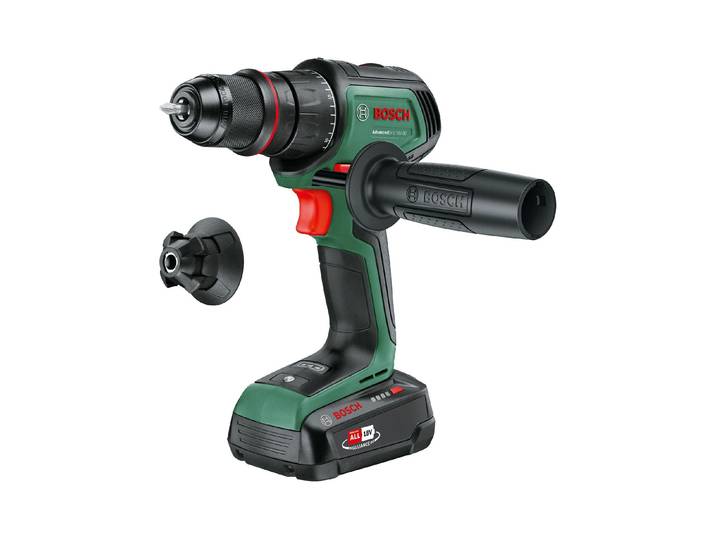 Akku-Bohrschrauber BOSCH AdvancedDrill 18 V-80 QuickSnap , grün (bunt), B:62mm H:239mm L:195mm, Bohrmaschinen, Akku-Bohrschrauber