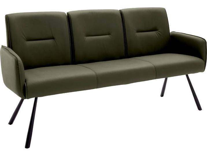 Sitzbank DELANE, olive, Microfaser