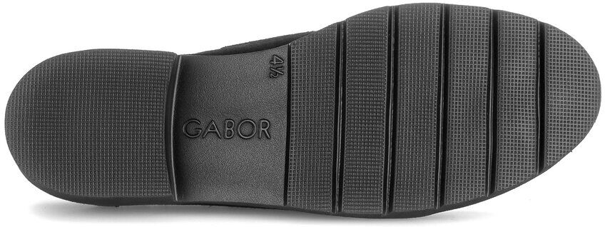 Mokassin GABOR "Mokassin", Damen, Gr. 42, schwarz, Schuhe Mokassin