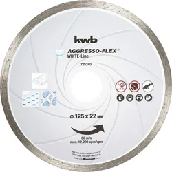 kwb DIA-Trennsch WHITE-Line 125 SB 725240