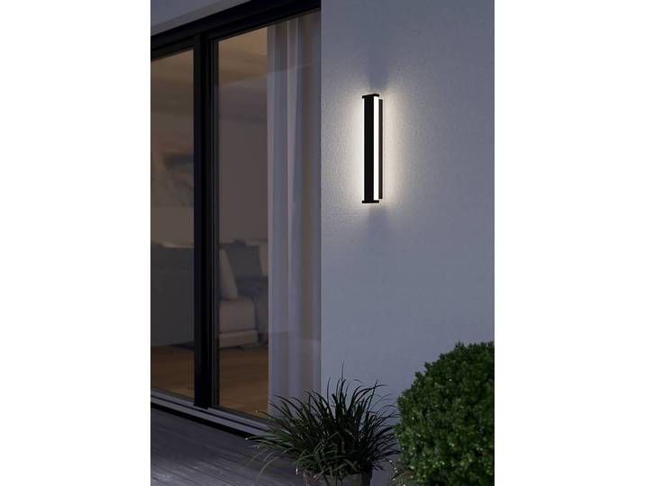 Applique murale LED Neviano 38cm Noir