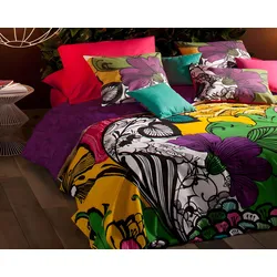 Desigual Wende Bettwäsche - Floralia Kissen 80x80 cm