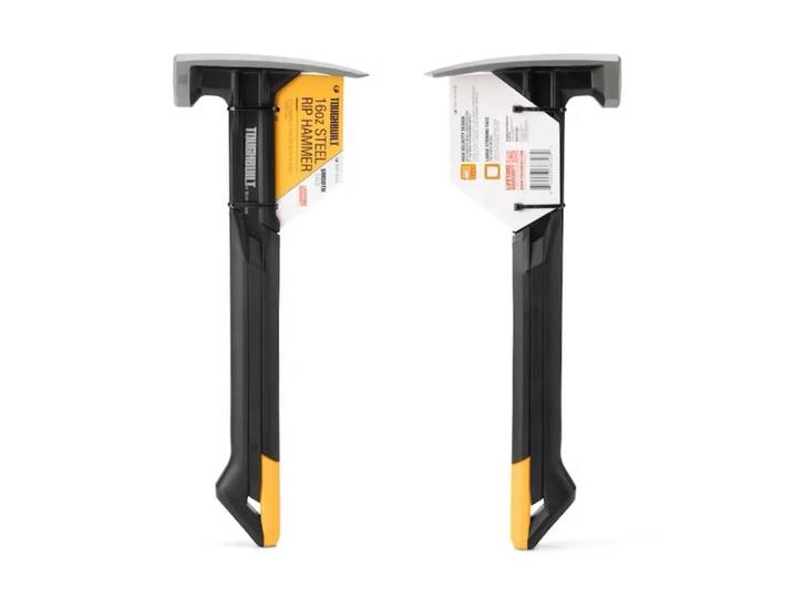TOUGHBUILT TB-H1-1R-S16/TB-H1-1R-S18 16 OZ. 18 OZ. Marteau à déchirer l'acier à face lisse, outils à main