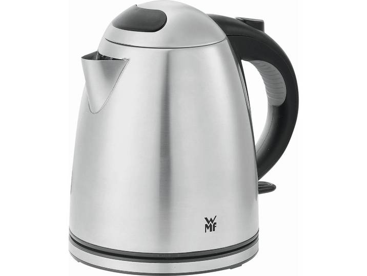 WMF Wasserkocher Stelio, Silberfarben, 1,7 l, automatische Abschaltung, 360°-Sockel, Anti-Rutsch-Füße, herausnehmbarer Filter, Kochgeschirr, Küchengeräte, Wasserkocher