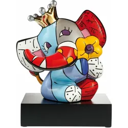 Goebel, Deko Figuren + Skulpturen, Figur Romero Britto Spring Elephant, Porzellan, Bunt, 33.5 cm, 66452561