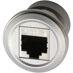 Exsys Einbau-Adapter RJ45 BU-BU (Netzwerk Kupplung), Zubehör Netzwerk