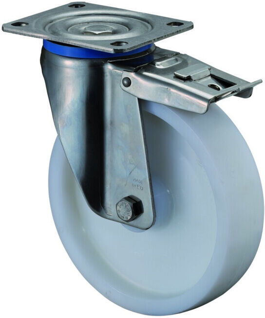 BS Rollen Roulette pivotante HS120.B14, avec plaque, Ø200, L50mm, 700kg (HS120.B14.200)