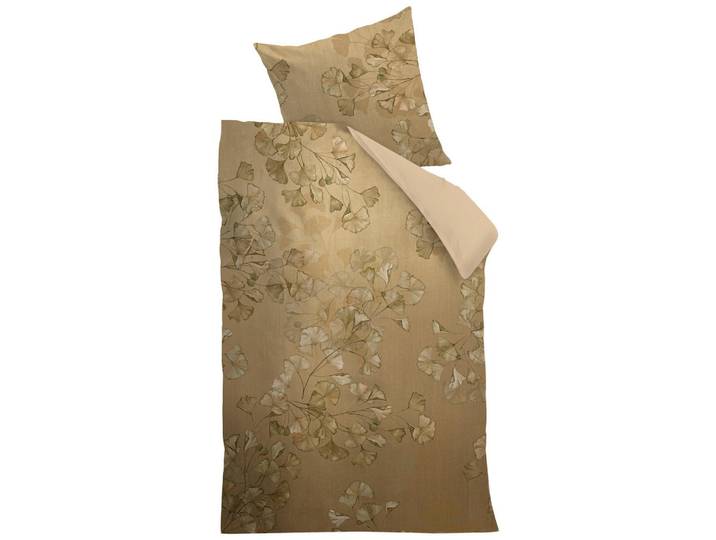 Novel Bettwäscheset, Goldfarben, Textil, 160x210 cm, Heimtextilien, Bettwäsche, Bettwäsche, Satin Bettwäsche