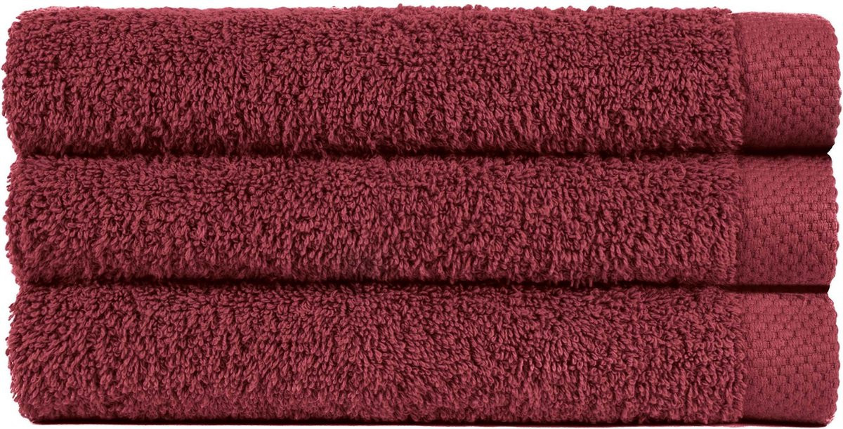 Uni Pure Royal Saunalaken Bordeaux Rood - 100 x 150 cm