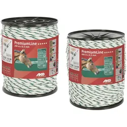 AKO, Gartenzaun, Weidezaunseil Premium Line, 400 m, 6,5 mm