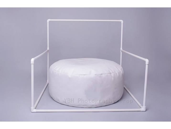 Pouf de pose pour bébé, accessoire de photographie pour nouveau-né, pouf de taille de voyage, accessoire photo pour nouveau-né, tissu de pose, sac de haricots