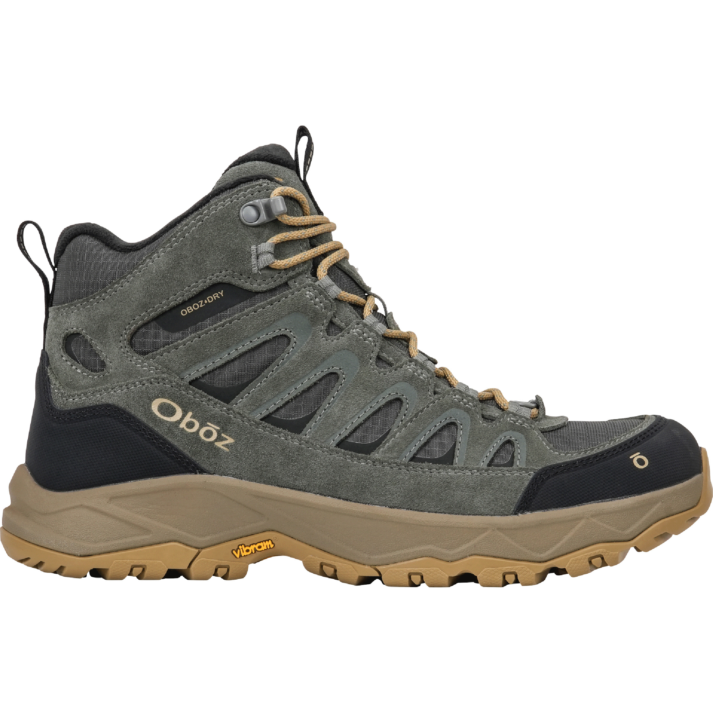 Oboz Sawtooth Ascent Mid Ins Herren Winterschuhe & Winterstiefel gruen Größe 45 Trekking Wasserdicht