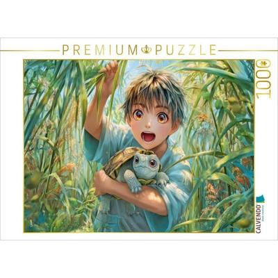 CALVENDO Puzzle Manga Figuren | 1000 Teile Lege-Größe 64 × 48 cm Foto-Puzzle für glückliche Stunden