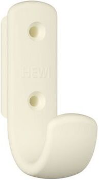 Hewi 477 Garderobenhaken 477.90B06199 72x22x47mm, mit Distanzstück 62mm, matt, reinweiß