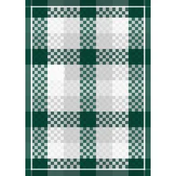 Geschirrtuch KAROFOND (BL 50x70 cm) - grün - BL 50x70 cm