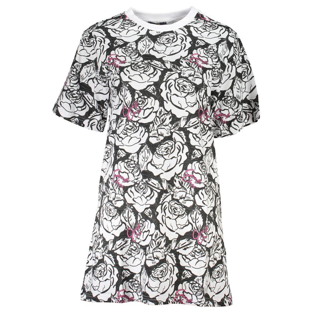 Blumen-Rosen-Druckkleid