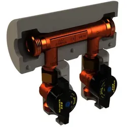 KEMPER KHS Venturi-Strömungsteiler-Gr.AP dynamisch, DN40,Abg.DN25,VAV DN25,AG/ÜM
