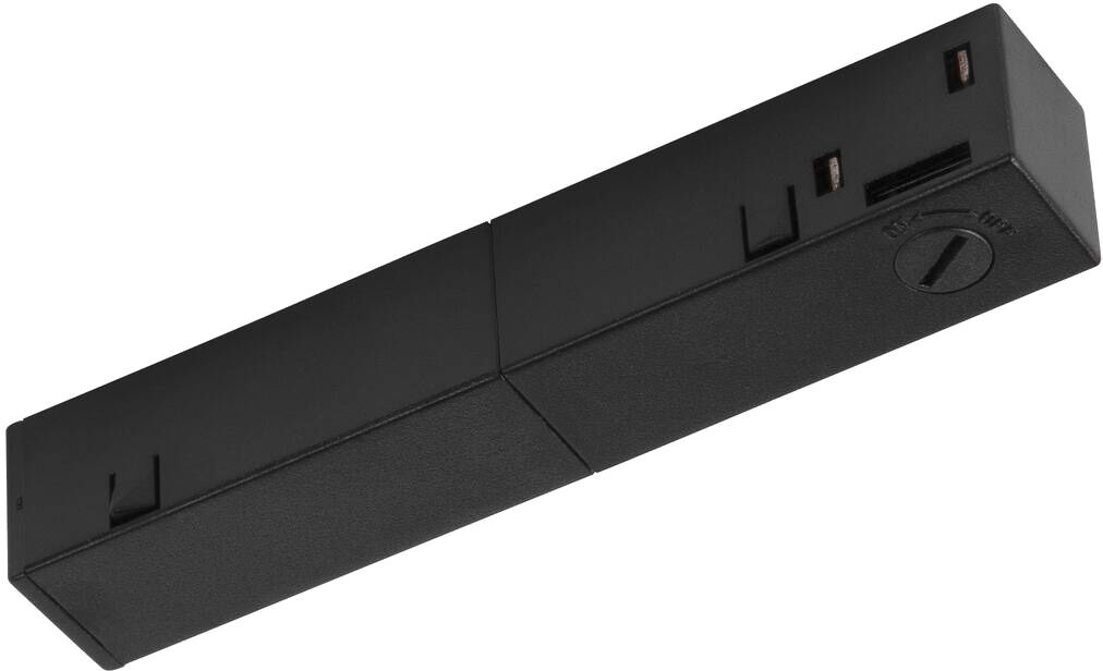 Slv Endeinspeiser Links, 48v Track, Schwarz, Dali - 3 Phasen Stromschienen 48v
