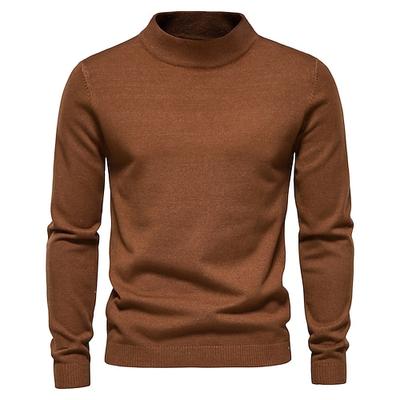 Neue Winter Rollkragen dicke Herren Pullover lässig Rollkragen einfarbig Qualität warm schlank Rollkragen Pullover Pullover Männer