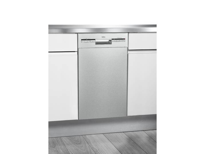 AMICA Unterbaugeschirrspüler EGSPU 500 911 E , Energieeffizienz: D, silber (edelstahl), B:44,8cm H:81,5cm T:57cm, Geschirrspüler, Geschirrspüler mit flexiblen Programmen und komfortabler Planung., Unterbaugeschirrspüler